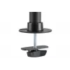 DIGITUS Triple Monitor Desk clamp mount, black 90degree Swivel,45degree Tilt,rotate 360degree,15-27in TFT, max load 3x8Kg,VESA max100x100