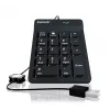 KeySonic ACK-118BK numeric keypad Universal USB Black