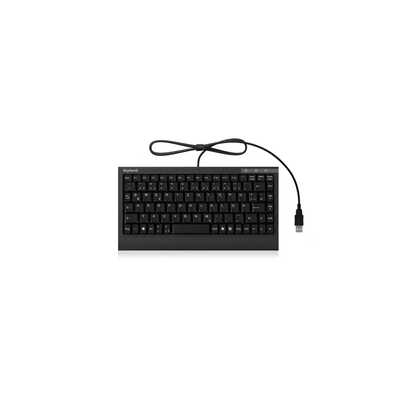 KeySonic ACK-595C+ (US) keyboard Home USB QWERTY US English Black