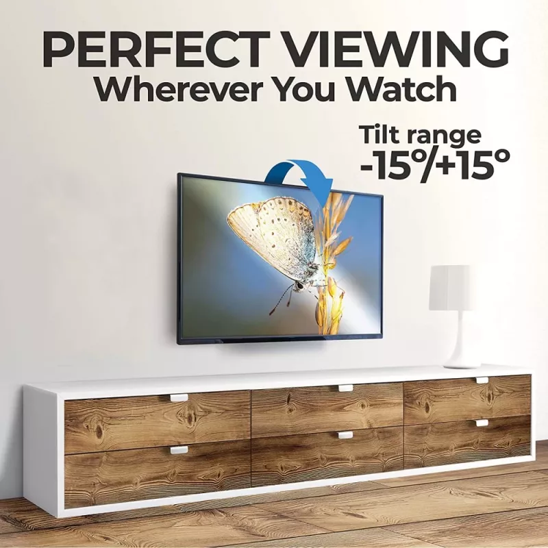 Techly Wall Support for LCD LED 13-30 inch Full Motion White” ICA-LCD 201WH