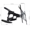 Techly 40-80 Ultra Slim Full Motion LCD TV Wall Mount Bracket Black” ICA-PLB 172L