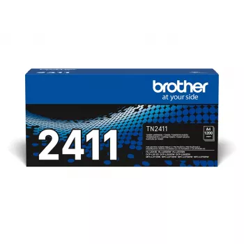Toner cartridge Brother TN-2411 — Black, 1-pack, Laser printing, ~1200 pages