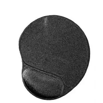 GEMBIRD Mouse Pad with Gel Wrist Support (240 x 220 mm) - Black