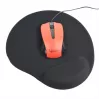 GEMBIRD Mouse Pad with Gel Wrist Support (240 x 220 mm) - Black