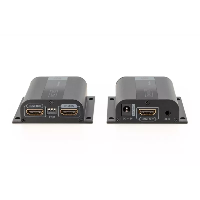 DIGITUS HDMI Extender Set, 50 m over network cable (CAT6/6a/7), EDID, 1x HDMI loop out, FHD 1080p