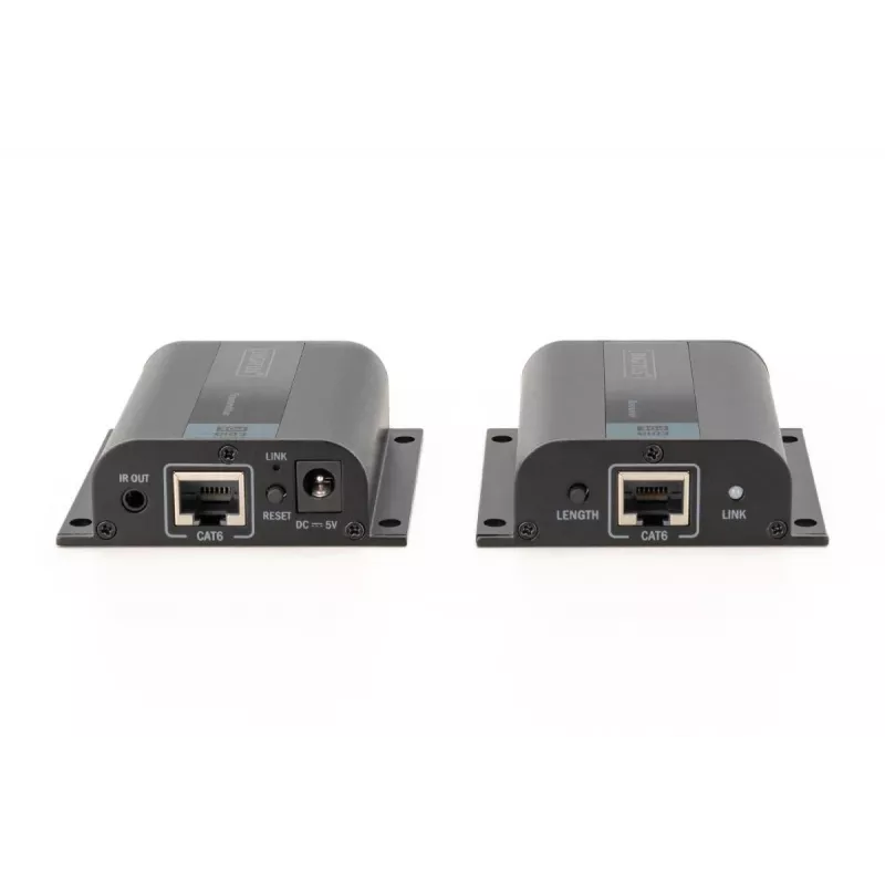 DIGITUS HDMI Extender Set, 50 m over network cable (CAT6/6a/7), EDID, 1x HDMI loop out, FHD 1080p
