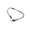 Audio adapter Gembird CCA-418M 3.5mm female to 2×3.5mm male, 0.2 m, black