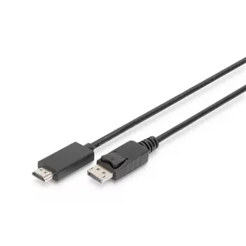 DIGITUS DisplayPort adapter cable. DP - HDMI type A (AK-340303-030-S)