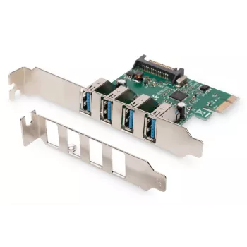 DIGITUS USB 3.0, 4 Port, Pci-e Add-On card 4 Ports A/F External VL805 chIPSet