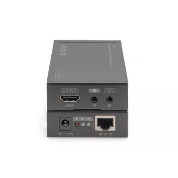 DIGITUS 4K HDMI Extender Set, HDBaseT 70 m over network cable (Cat 5E, 6, 7) UHD 4K2K/30 Hz