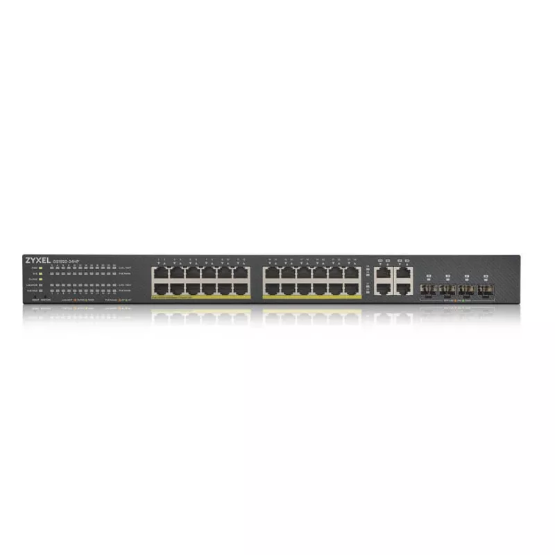Zyxel GS1920-24HPV2 Managed Gigabit Ethernet (10/100/1000) Power over Ethernet (PoE) Black