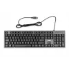 Wired keyboard and mouse set IBOX IKMS606 — full-size QWERTY UK English keyboard, USB, black, mouse 800 DPI