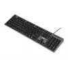 Wired keyboard and mouse set IBOX IKMS606 — full-size QWERTY UK English keyboard, USB, black, mouse 800 DPI