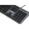 Wired keyboard and mouse set IBOX IKMS606 — full-size QWERTY UK English keyboard, USB, black, mouse 800 DPI