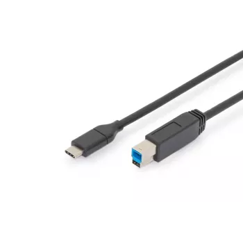 DIGITUS ASSMANN USB Type-C connection cable, type C to B M/M, 2m 3A, 5GB 3.0 Version black