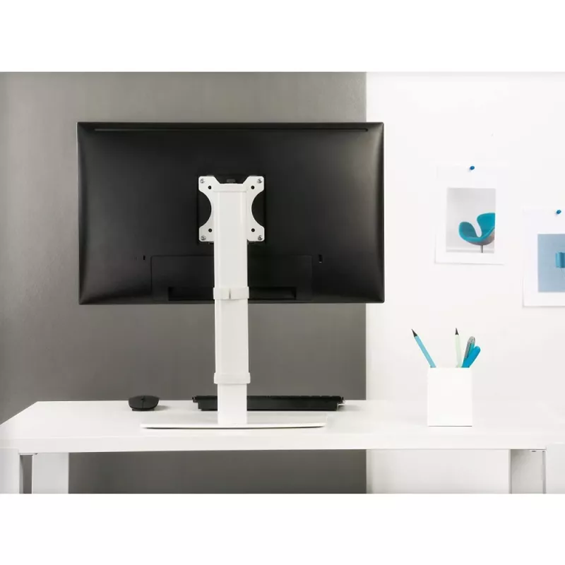 Techly ICA-LCD 260 monitor mount / stand 68.6 cm (27 inch) Desk White