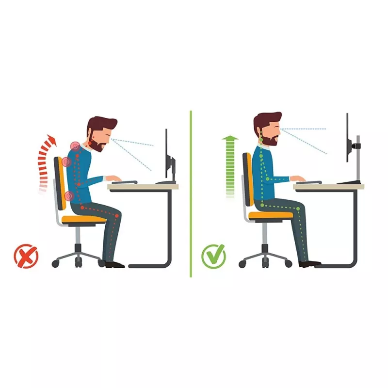 Techly ICA-LCD 260 monitor mount / stand 68.6 cm (27 inch) Desk White