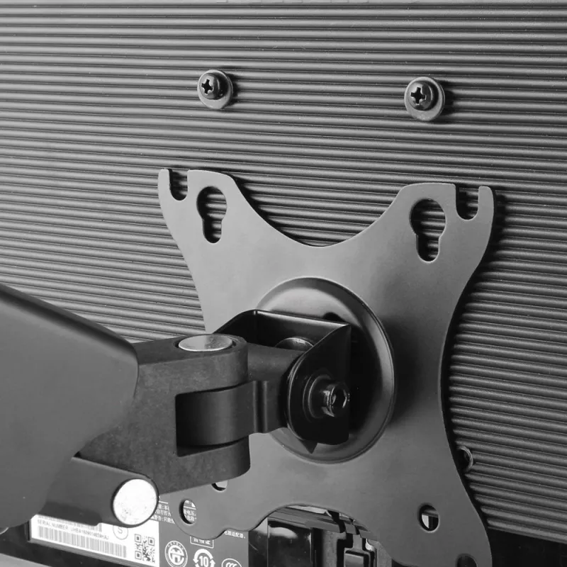 Techly ICA-LCD 514 monitor mount / stand 68.6 cm (27 inch) Desk Black