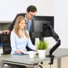 Techly ICA-LCD 514 monitor mount / stand 68.6 cm (27 inch) Desk Black