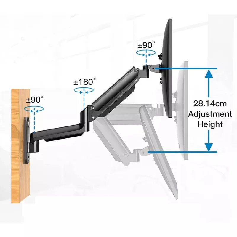 Techly ICA-LCD G112 TV mount/stand 81.3 cm (32 inch) Black