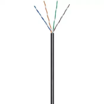 Techly ITP7-UTP-0100LO networking cable Black 100 m Cat5e U/UTP (UTP)