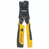 Intellinet Universal Modular Plug Crimping Tool and Cable Tester, 2-in-1 Crimper and Cable Tester: Cuts, Strips, Terminates and Tests, RJ45/RJ11/RJ12/RJ22