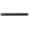 Intellinet 19 inch 1U Rackmount 8-Output C13 Power Distribution Unit (PDU) With Removable Power Cable and Rear C20 Input