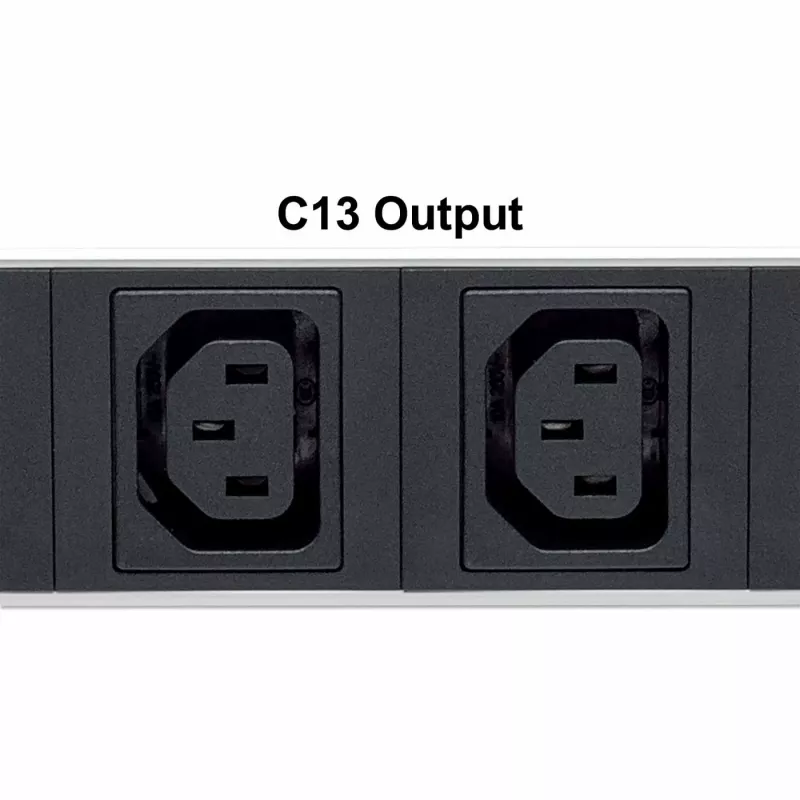 Intellinet 19 inch Intelligent 8-Port PDU, 19 inch Rackmountable C13 Intelligent Power Distribution Unit; Monitors Power, Temperature and Humidity