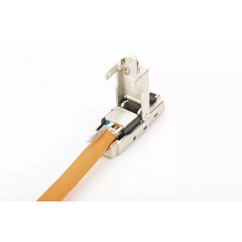 DIGITUS CAT6a Field Termination Plug - STP, dust cap, bend relief