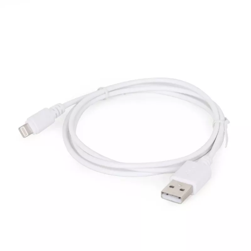 GEMBIRD USB to 8-pin Charging And Data Cable, 1m - White