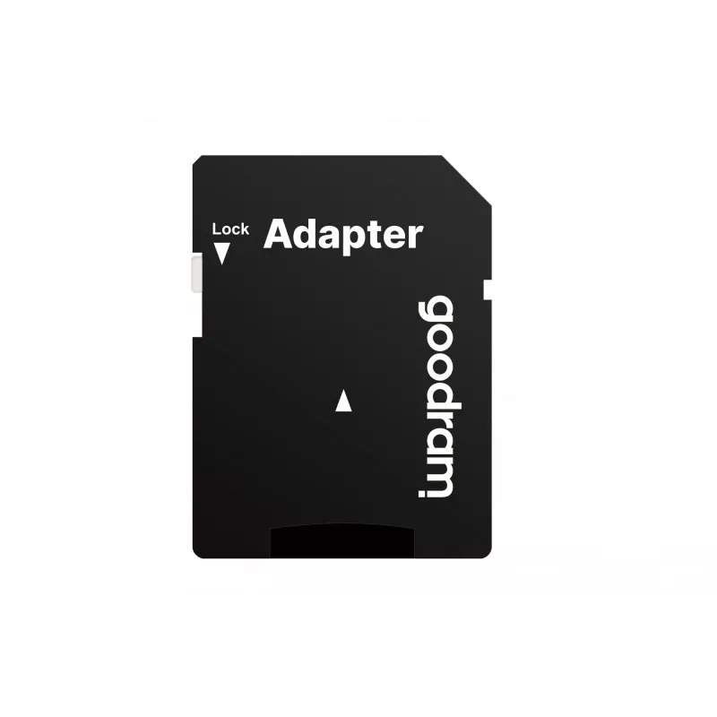 MicroSDHC memory card GOODRAM 16 GB Class 10 UHS-I (U1), read 100 MB/s, write 10 MB/s, magnet-proof, with SD adapter
