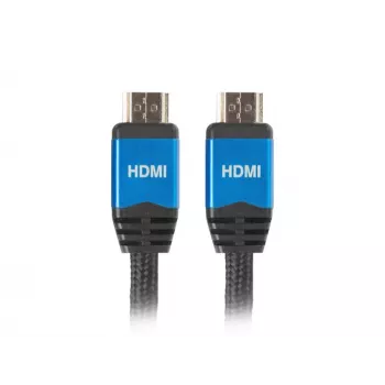 HDMI cable LANBERG CA-HDMI-20CU-0018-BL 1.8 m, HDMI 2.0, 18 Gbit/s, 2160p, ARC, Ethernet
