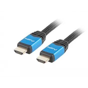 HDMI cable LANBERG CA-HDMI-20CU-0018-BL 1.8 m, HDMI 2.0, 18 Gbit/s, 2160p, ARC, Ethernet
