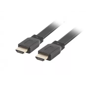 LANBERG HDMI Cable - M/m v2.0 4k Flat - 5m Black
