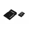 MicroSDXC memory card GOODRAM 64GB UHS‑I Class 10 (U1), read 100 MB/s, write 10 MB/s, with SD adapter, black