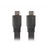 HDMI cable LANBERG CA-HDMI-21CU-0018-BK 1.8 m — HDMI 2.0, 18 Gbit/s, ARC, Ethernet, gold-plated