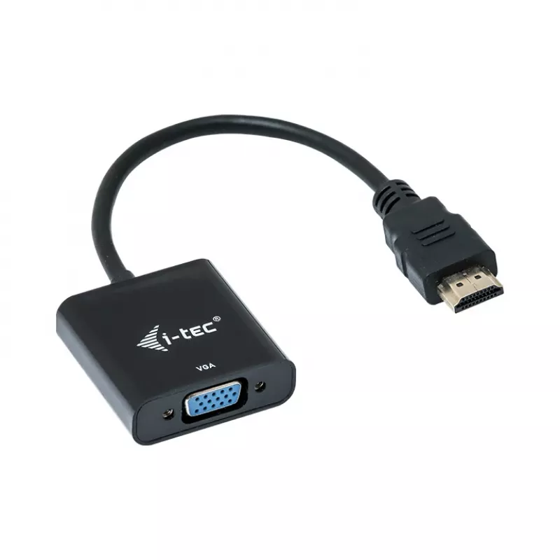 i-tec HDMI to VGA Cable Adapter, 0.15 m, HDMI, VGA, Male, Female, 1920 x 1080 pixels