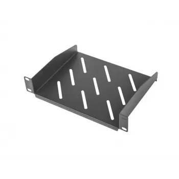 LANBERG Fixed Shelf 10in 1u/254x180mm Max Load Capacity Up To 20kg Black