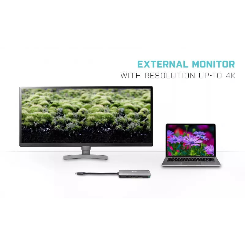 Docking Station i-tec Metal USB-C Nano Dock 4K HDMI + Power Delivery 100 W