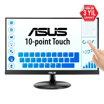 ASUS VT229H computer monitor 54.6 cm (21.5 inch) 1920 x 1080 pixels Full HD LED Touchscreen Black