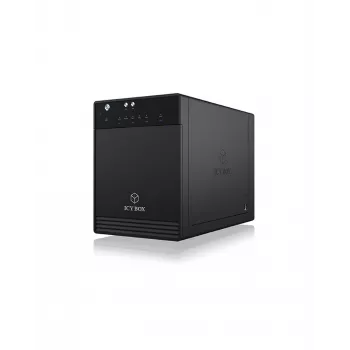 ICY BOX IB-3740-C31 HDD/SSD enclosure Black 2.5/3.5 inch