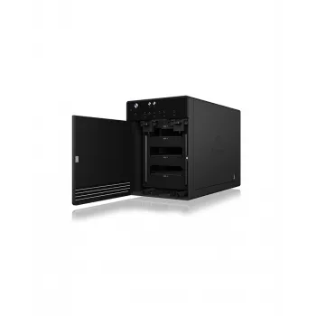 ICY BOX IB-3740-C31 HDD/SSD enclosure Black 2.5/3.5 inch