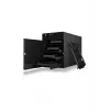 ICY BOX IB-3740-C31 HDD/SSD enclosure Black 2.5/3.5 inch