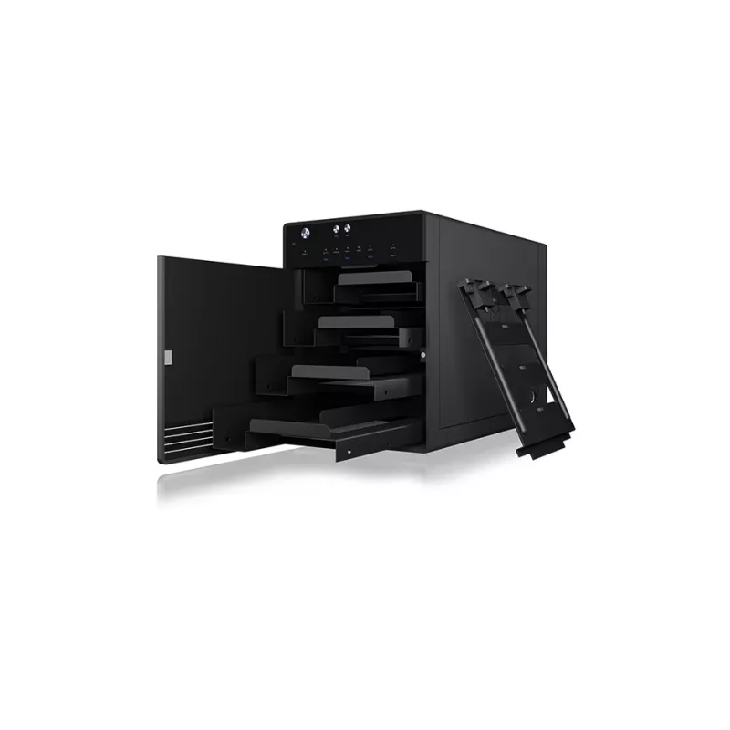 ICY BOX IB-3740-C31 HDD/SSD enclosure Black 2.5/3.5 inch
