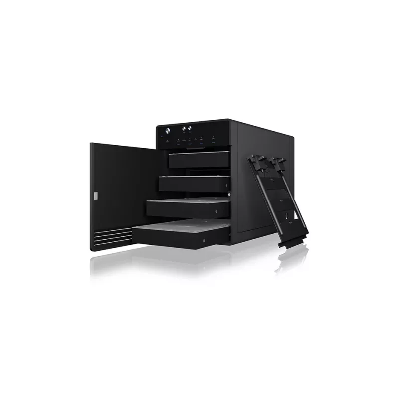 ICY BOX IB-3740-C31 HDD/SSD enclosure Black 2.5/3.5 inch