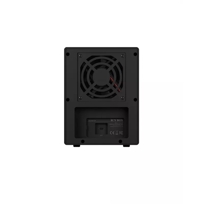 ICY BOX IB-3740-C31 HDD/SSD enclosure Black 2.5/3.5 inch