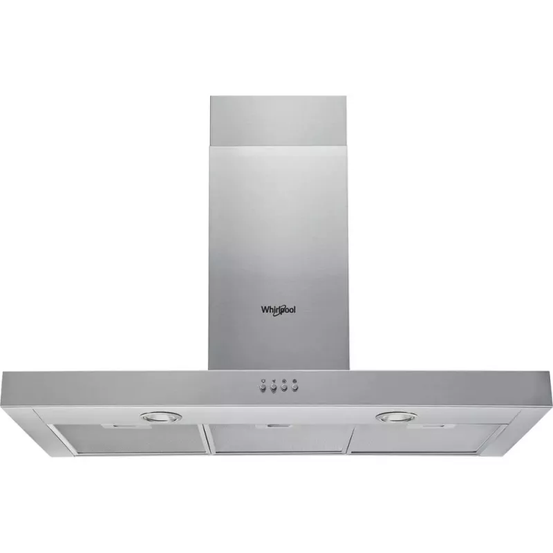 Wall-mounted extractor Whirlpool AKR 559/3 IX, Aluminium filter, Noise level: N/A
