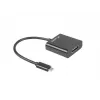 USB graphics adapter LANBERG AD-UC-HD-01, black, male/female connectors