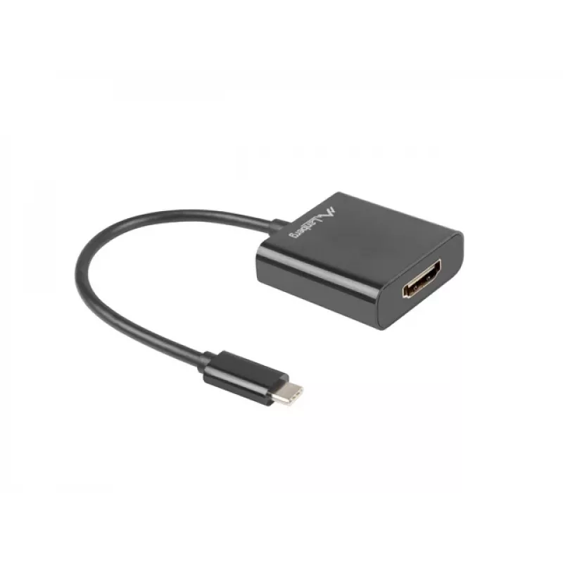 USB graphics adapter LANBERG AD-UC-HD-01, black, male/female connectors