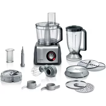 Bosch MC812M865 food processor 1250 W 3.9 L Black, Stainless steel